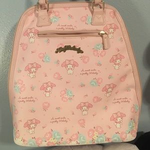 Hello kitty purse backpack my melody Sanrio bag